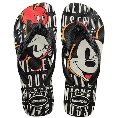 Havaianas Unisex Top Disney Flip-Flop, zwart, 2 UK, Zwart, 34 EU Havaianas Unisex Top Disney Flip-Flop, zwart, 2 UK, Zwart, 34 EU
