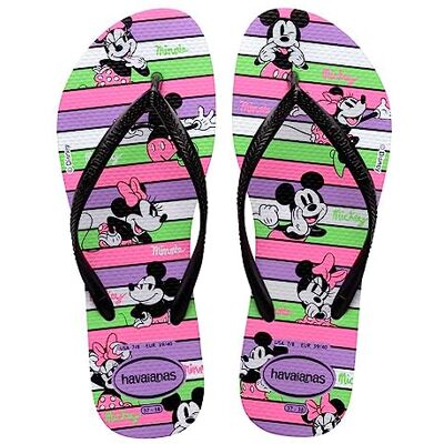 Havaianas Slim Disney Prisma Damesslippers Kleur: Paars Maat: 8 VK Havaianas Slim Disney Prisma Damesslippers Kleur: Paars Maat: 8 VK