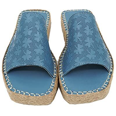 Bonateks Dames DERBTRLKY100048 Wedge Sandal, blauw, 38 EU, blauw, 38 EU Bonateks Dames DERBTRLKY100048 Wedge Sandal, blauw, 38 EU, blauw, 38 EU