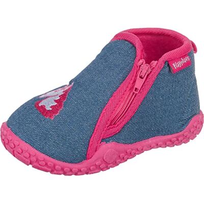 Playshoes Meisjes huisschoen 201768 Eenhoorn, jeansblauw, 26/27 EU Playshoes Meisjes huisschoen 201768 Eenhoorn, jeansblauw, 26/27 EU