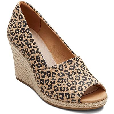 TOMS Dames, Michelle Sandaal, natuurlijke textuur kleine luipaard, 9 UK, natuurlijk, 42.5 EU TOMS Dames, Michelle Sandaal, natuurlijke textuur kleine luipaard, 9 UK, natuurlijk, 42.5 EU