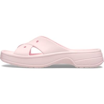Crocs Klassieke Womens Cross StrapSlide sandaal voor dames, roze, 38/39 EU Crocs Klassieke Womens Cross StrapSlide sandaal voor dames, roze, 38/39 EU