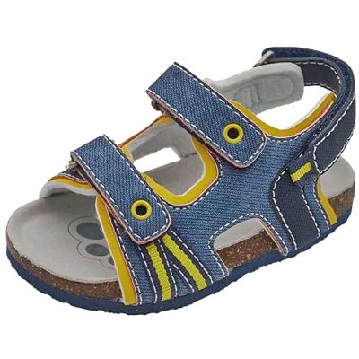 Chicco Sandaal met drievoudige klittenbandsluiting, 24 EU, Blauw, 24 EU Chicco Sandaal met drievoudige klittenbandsluiting, 24 EU, Blauw, 24 EU