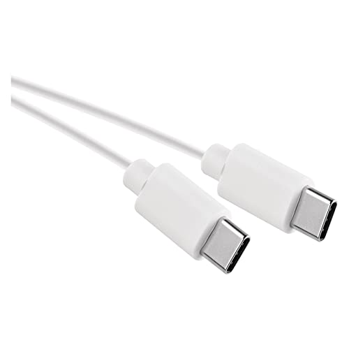 EMOS Oplaadkabel type C naar type C, opladen en gegevensoverdracht, 1 m lange kabel 2.0 USB-C voor snel opladen en gegevensoverdracht, High Speed 480 Mbit/s, wit