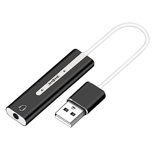 OSALADI 1 St draagbaar geluid externe geluidsadapter 7.1 geluidskaart draagbare geluidskaart creatieve soundblaster usb-adapter USB 3.1 geluidskaart USB geluidspoort computer hoofdtelefoon