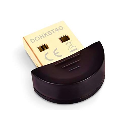 Donkey pc Bluetooth-adapter voor pc, laptop en andere USB Bluetooth 4.0-zender, kleine bluetooth-zender, plug & play, maximaal bereik 10 m.