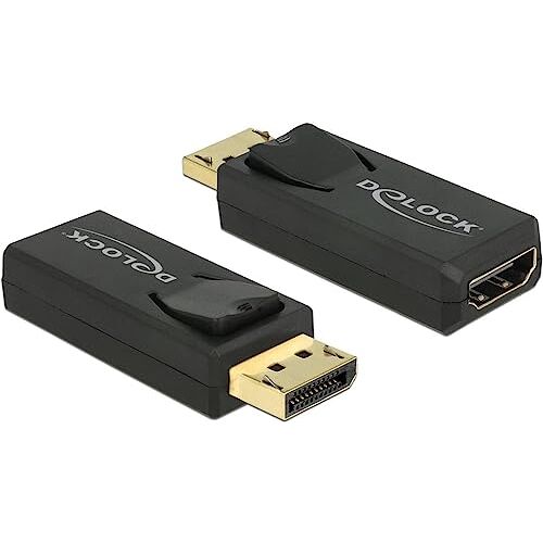 DeLOCK 65573 Adapter DisplayPort 1.2 stekker > HDMI-aansluiting 4K actief zwart,