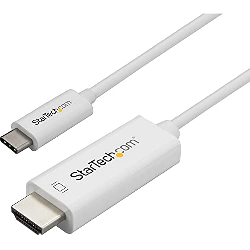 StarTech.com 1m USB-C naar HDMI-kabel monitorkabel 4K bij 60Hz USB type C naar HDMI-kabel wit