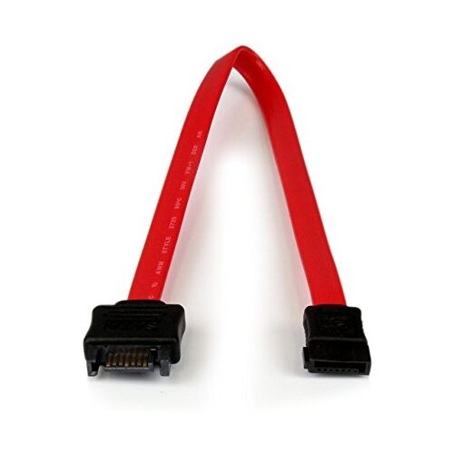 StarTech.com 0,3 m SATA-verlengkabel 30 cm 7-pins SATA-verlengkabel 7-pins SATA-verlengkabel 7-pins SATA-verlengkabel, rood, 1 stuks (verpakking van 1)