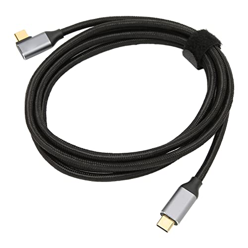 HEEPDD Kabel-gegevensoverdracht, 5 A bij 20 V, 10 Gbit/s, gegevensoverdracht naar USB C 3.1 Gen 2-kabel voor type C-apparaten (2 m)