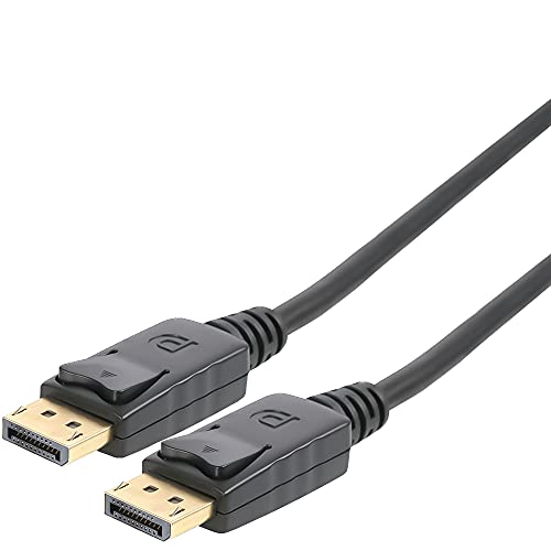 PremiumCord 16K DisplayPort 2.0-kabel M/M 1,5 m, DisplayPort op DisplayPort, 80 Gbps, Video 16K @60Hz, 8K @120Hz, 4K @144Hz 2160p, HDCP 2.2, vergulde aansluitingen, zwart