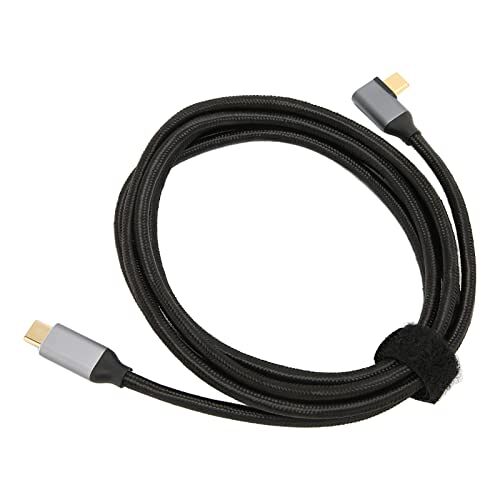 gernie USB C Naar USB C 3.1 Gen 2 Kabel, Ondersteuning 4K @ 60 Hz 5A @ 20 V USB C Kabel Gegevensoverdracht 10 Gbps Gegevensoverdracht voor Pc (200cm/78.7in)
