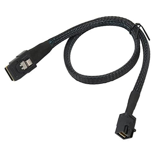 VBESTLIFE Interne Mini SAS HD SFF 8643 Naar Mini SAS SFF 8087 Kabel voor Computerserver, 12 Gbps, Flexibel (0,5 m/19,7 inch)