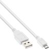 InLine 2 m USB 2.0 a-microb M/M 2 M USB A Micro B mannelijk wit kabel USB kabel USB (2 m, USB A, Micro B, 2.0, mannelijkaar, wit)