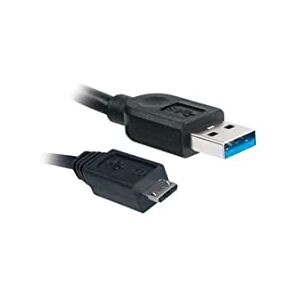 APM Micro USB naar USB-A Kabel - 1m, Zwart - Kabel APM Micro USB naar USB-A Kabel - 1m, Zwart - Kabel