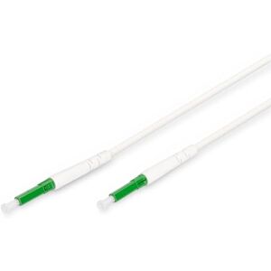 Digitus FTTH Drop-kabel – OS2 – Singlemode – 50 m – 1 vezel – LC-APC-stekker – voorgemonteerd – buigvast G.657A2 – inblaasbaar – glasvezelkabel – wit Digitus FTTH Drop-kabel – OS2 – Singlemode – 50 m – 1 vezel – LC-APC-stekker – voorgemonteerd – buigvast G.657A2 – inblaasbaar – glasvezelkabel – wit