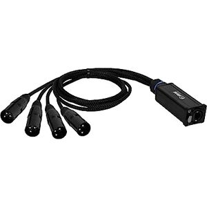 Adam Hall 4 Star CATBOX XM3 Audio & DMX Adapter 3-polige XLR Male x Cat.6a Adam Hall 4 Star CATBOX XM3 Audio & DMX Adapter 3-polige XLR Male x Cat.6a