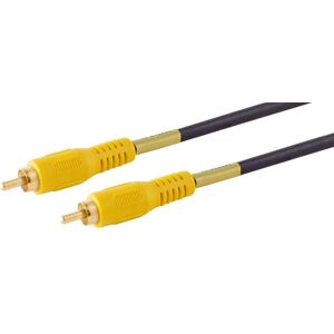 1aTTack.de 1x 2m RCA-videokabel, RCA-stekker naar RCA-stekker, vergulde contacten, composiet video-aansluitkabel voor tv, dvd-speler, projector, camera 1aTTack.de 1x 2m RCA-videokabel, RCA-stekker naar RCA-stekker, vergulde contacten, composiet video-aansluitkabel voor tv, dvd-speler, projector, camera