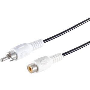 1aTTack.de 1x 2,5m RCA-kabel, RCA-male naar RCA-female, stereo audio-aansluitkabel, gegoten connectoren, vernikkelde contacten, HiFi TV DVD-console 1aTTack.de 1x 2,5m RCA-kabel, RCA-male naar RCA-female, stereo audio-aansluitkabel, gegoten connectoren, vernikkelde contacten, HiFi TV DVD-console