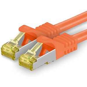 1aTTack.de Cat.7 netwerkkabel 10m oranje 1 stuk Cat7 Ethernetkabel netwerk LAN-kabel onbewerkte kabel 10 Gb s SFTP PIMF LSZH set patchkabel met RJ45-connector Cat.6a 1aTTack.de Cat.7 netwerkkabel 10m oranje 1 stuk Cat7 Ethernetkabel netwerk LAN-kabel onbewerkte kabel 10 Gb s SFTP PIMF LSZH set patchkabel met RJ45-connector Cat.6a