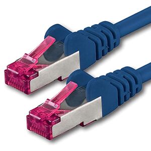 1aTTack.de 10m blauw 1 stuk CAT6a (10Gb/s) netwerkkabel S-FTP CAT 6a LAN-kabel GHMT-gecertificeerd PIMF 500 MHz Cat5 Cat5e Cat6 Cat6a Cat7 voor switch, router, modem, internet 1aTTack.de 10m blauw 1 stuk CAT6a (10Gb/s) netwerkkabel S-FTP CAT 6a LAN-kabel GHMT-gecertificeerd PIMF 500 MHz Cat5 Cat5e Cat6 Cat6a Cat7 voor switch, router, modem, internet