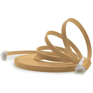 1aTTack.de 7.5m- Lichtbruin 1 stuk Cat.6 platte netwerkkabel Cat6kabel ultra platte Cat.6 patchkabel 1000 Mbit/s Gigabit LAN (RJ45) slanke micro 1aTTack.de 7.5m- Lichtbruin 1 stuk Cat.6 platte netwerkkabel Cat6kabel ultra platte Cat.6 patchkabel 1000 Mbit/s Gigabit LAN (RJ45) slanke micro