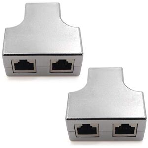 1aTTack.de Cat. 5e Patchkabeladapter Netwerkkabelconnectoradapter RJ45 Female 2X Female Compatibel met Cat5 Cat6 Cat7 Cat8 2 stuks 1aTTack.de Cat. 5e Patchkabeladapter Netwerkkabelconnectoradapter RJ45 Female 2X Female Compatibel met Cat5 Cat6 Cat7 Cat8 2 stuks