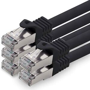 1aTTack.de 5,0 m zwart 5 stuks CAT.7 netwerkkabel patchkabel SFTP PIMF LSZH Gigabit LAN-kabel 10 Gb/s cat7 onbewerkte kabel met RJ45-connector Cat6a compatibel met CAT5 CAT6 cat7 cat8 1aTTack.de 5,0 m zwart 5 stuks CAT.7 netwerkkabel patchkabel SFTP PIMF LSZH Gigabit LAN-kabel 10 Gb/s cat7 onbewerkte kabel met RJ45-connector Cat6a compatibel met CAT5 CAT6 cat7 cat8