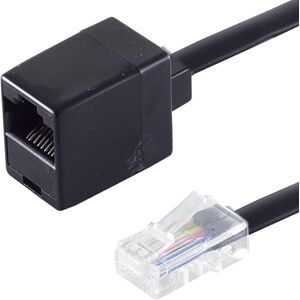 1aTTack.de 1x 3,0 m Westerse stekker 8/8 naar Westerse RJ45-aansluiting 8/8 netwerkverlengkabel. Geklemde connectoren. Vergulde contacten. 1aTTack.de 1x 3,0 m Westerse stekker 8/8 naar Westerse RJ45-aansluiting 8/8 netwerkverlengkabel. Geklemde connectoren. Vergulde contacten.