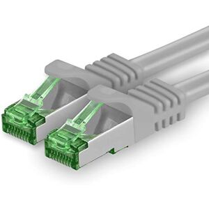 1aTTack.de 20 m Cat.7 netwerkkabel, 1 stuk, Cat7 patchkabel, LAN-kabel, Ethernet RJ45 10 Gbit/s (alle internetsnelheden), grijs, 20 meter 1aTTack.de 20 m Cat.7 netwerkkabel, 1 stuk, Cat7 patchkabel, LAN-kabel, Ethernet RJ45 10 Gbit/s (alle internetsnelheden), grijs, 20 meter
