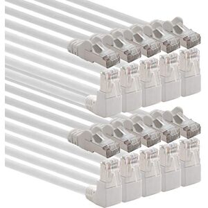 1aTTack.de 366238 Cat.6 netwerkkabel 90 graden hoek 5m wit 10 stuks Cat6 patchkabel (SFTP PIMF) 1000 Mbit/s RJ45-connector 10 x 5 meter wit 1aTTack.de 366238 Cat.6 netwerkkabel 90 graden hoek 5m wit 10 stuks Cat6 patchkabel (SFTP PIMF) 1000 Mbit/s RJ45-connector 10 x 5 meter wit