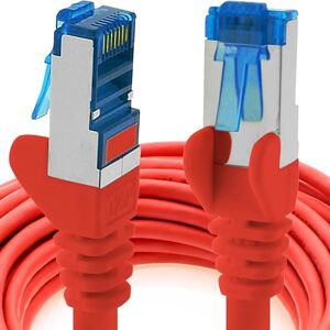 1aTTack.de 1aTTack 10m Cat6 Cat6a Lan RJ45 8P8C 10Gbps rood Ethernet netwerkkabel 1 stuk 1aTTack.de 1aTTack 10m Cat6 Cat6a Lan RJ45 8P8C 10Gbps rood Ethernet netwerkkabel 1 stuk