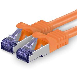 1aTTack.de Cat.7 netwerkkabel 5m Oranje 1 stuk Cat7 patchkabel (SFTP/PIMF/LSZH) onbewerkte kabel 10 Gb/s met RJ45-connector Cat.6a 1 x 5 meter Oranje 1aTTack.de Cat.7 netwerkkabel 5m Oranje 1 stuk Cat7 patchkabel (SFTP/PIMF/LSZH) onbewerkte kabel 10 Gb/s met RJ45-connector Cat.6a 1 x 5 meter Oranje
