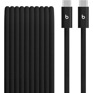 Beats Gevlochten -kabel van 240 W voor USB-C naar USB-C, ondersteunt snelladen, duurzaam/knoopvrij, compatibel met apparaten van Apple en Android (3 m) – zinderend zwart Beats Gevlochten -kabel van 240 W voor USB-C naar USB-C, ondersteunt snelladen, duurzaam/knoopvrij, compatibel met apparaten van Apple en Android (3 m) – zinderend zwart