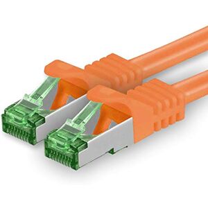 1aTTack.de 15 m Cat.7 netwerkkabel, 1 stuk, Cat7 patchkabel, LAN-kabel, Ethernet RJ45 10 Gbit/s (alle internetsnelheden), Oranje, 15 meter 1aTTack.de 15 m Cat.7 netwerkkabel, 1 stuk, Cat7 patchkabel, LAN-kabel, Ethernet RJ45 10 Gbit/s (alle internetsnelheden), Oranje, 15 meter