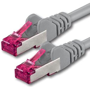 1aTTack.de 25m grijs 1 stuk CAT6a (10Gb/s) netwerkkabel S-FTP CAT 6a LAN-kabel GHMT-gecertificeerd PIMF 500 MHz Cat5 Cat5e Cat6 Cat6a Cat7 voor switch, router, modem, internet 1aTTack.de 25m grijs 1 stuk CAT6a (10Gb/s) netwerkkabel S-FTP CAT 6a LAN-kabel GHMT-gecertificeerd PIMF 500 MHz Cat5 Cat5e Cat6 Cat6a Cat7 voor switch, router, modem, internet