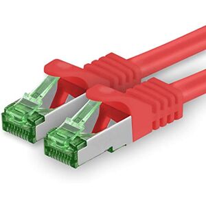 1aTTack.de 10 m Cat.7 netwerkkabel, 1 stuk, Cat7 patchkabel, LAN-kabel, Ethernet RJ45 10 Gbit/s (alle internetsnelheden), rood, 10 meter 1aTTack.de 10 m Cat.7 netwerkkabel, 1 stuk, Cat7 patchkabel, LAN-kabel, Ethernet RJ45 10 Gbit/s (alle internetsnelheden), rood, 10 meter