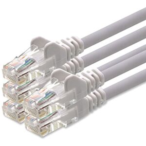 1aTTack.de 1aTTack CAT5 UTP netwerkpatchkabel met 2x RJ45-connectoren, set van 5, wit, 3,0 m 1aTTack.de 1aTTack CAT5 UTP netwerkpatchkabel met 2x RJ45-connectoren, set van 5, wit, 3,0 m