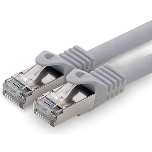 1aTTack.de 5,0 m grijs 1 stuk CAT.7 netwerkkabel patchkabel SFTP PIMF LSZH Gigabit LAN-kabel 10 Gb/s cat7 onbewerkte kabel met RJ45-connector Cat6a compatibel met CAT5 CAT6 cat7 cat8 1aTTack.de 5,0 m grijs 1 stuk CAT.7 netwerkkabel patchkabel SFTP PIMF LSZH Gigabit LAN-kabel 10 Gb/s cat7 onbewerkte kabel met RJ45-connector Cat6a compatibel met CAT5 CAT6 cat7 cat8