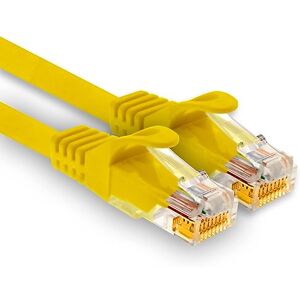 1aTTack.de 1 x 10m Cat7 netwerkkabel, Cat.7 Ethernet, LAN & Cat 7 patchkabel voor maximale internetsnelheid en verbindt alle apparaten met RJ45-connectoren, geel 1aTTack.de 1 x 10m Cat7 netwerkkabel, Cat.7 Ethernet, LAN & Cat 7 patchkabel voor maximale internetsnelheid en verbindt alle apparaten met RJ45-connectoren, geel