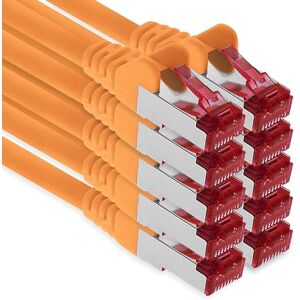 1aTTack.de 10x 0,25m CAT6 patchkabel S/FTP PIMF afgeschermde CAT.6 RJ45 netwerkkabel Ethernetkabel DSL LAN router switch modem patchpaneel oranje 10 stuks 1aTTack.de 10x 0,25m CAT6 patchkabel S/FTP PIMF afgeschermde CAT.6 RJ45 netwerkkabel Ethernetkabel DSL LAN router switch modem patchpaneel oranje 10 stuks
