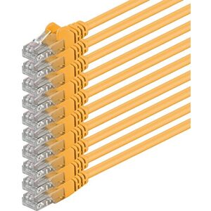 1aTTack.de Cat.6 netwerkkabel geel 10x 0,5m (Set) CAT6 Ethernetkabel LAN-kabel 1000 Mbit patchkabel 1aTTack.de Cat.6 netwerkkabel geel 10x 0,5m (Set) CAT6 Ethernetkabel LAN-kabel 1000 Mbit patchkabel