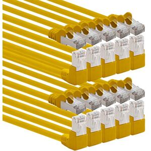 1aTTack.de 366160 Cat.6 netwerkkabel 90 graden hoek 1m Geel 10 stuks Cat6 patchkabel (SFTP PIMF) 1000 Mbit/s RJ45-connector 10 x 1 meter Geel 1aTTack.de 366160 Cat.6 netwerkkabel 90 graden hoek 1m Geel 10 stuks Cat6 patchkabel (SFTP PIMF) 1000 Mbit/s RJ45-connector 10 x 1 meter Geel