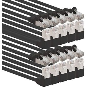 1aTTack.de 366257 Cat.6 netwerkkabel 90 graden hoek 7,5 m zwart 10 stuks Cat6 patchkabel (SFTP PIMF) 1000 Mbit/s RJ45-connector 10 x 7,5 meter zwart 1aTTack.de 366257 Cat.6 netwerkkabel 90 graden hoek 7,5 m zwart 10 stuks Cat6 patchkabel (SFTP PIMF) 1000 Mbit/s RJ45-connector 10 x 7,5 meter zwart