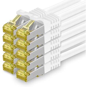 1aTTack.de Cat.7 netwerkkabel 2m wit 10 stuks Cat7 Ethernetkabel netwerk LAN-kabel onbewerkte kabel 10 Gb s SFTP PIMF LSZH set patchkabel met RJ45-connector Cat.6a 1aTTack.de Cat.7 netwerkkabel 2m wit 10 stuks Cat7 Ethernetkabel netwerk LAN-kabel onbewerkte kabel 10 Gb s SFTP PIMF LSZH set patchkabel met RJ45-connector Cat.6a