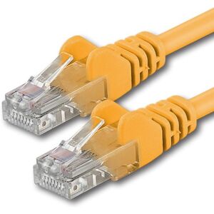 1aTTack.de 5m geel 1 stuk CAT.6 CAT6 Ethernet LAN-netwerkkabel 1000 Mbit/s patchkabel 1aTTack.de 5m geel 1 stuk CAT.6 CAT6 Ethernet LAN-netwerkkabel 1000 Mbit/s patchkabel