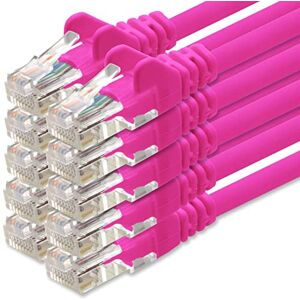 1aTTack.de Cat.6 netwerkkabel Magenta 10x 2m (set) CAT6 Ethernetkabel LAN-kabel 1000 Mbit patchkabel 1aTTack.de Cat.6 netwerkkabel Magenta 10x 2m (set) CAT6 Ethernetkabel LAN-kabel 1000 Mbit patchkabel