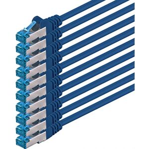 1aTTack.de 1m CAT6a Netwerkkabel blauw 10 stuks CAT 6 A patchkabel 10000 Mbit/s SFTP PIMF 500 MHz compatibel met CAT5 CAT6 CAT7 DSL Internet Switch Router 1aTTack.de 1m CAT6a Netwerkkabel blauw 10 stuks CAT 6 A patchkabel 10000 Mbit/s SFTP PIMF 500 MHz compatibel met CAT5 CAT6 CAT7 DSL Internet Switch Router