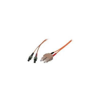 TECLINE OM2 Glasvezelkabel - 2x ST, SC, Oranje, 2m TECLINE OM2 Glasvezelkabel - 2x ST, SC, Oranje, 2m