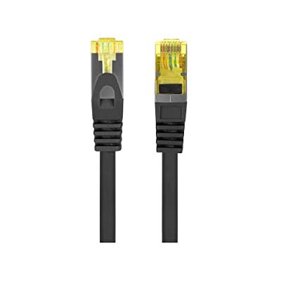 Lanberg PCF6A-10CU-0025-BK Netwerkkabel - 25cm, Zwart, Cat6a S/FTP Lanberg PCF6A-10CU-0025-BK Netwerkkabel - 25cm, Zwart, Cat6a S/FTP